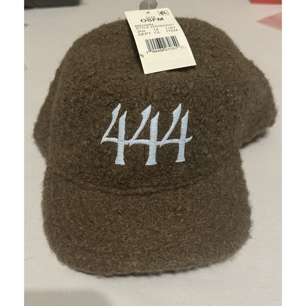 Flocked 444 Fashion Hat Baseball Cap Adjustable Snapback Men Women